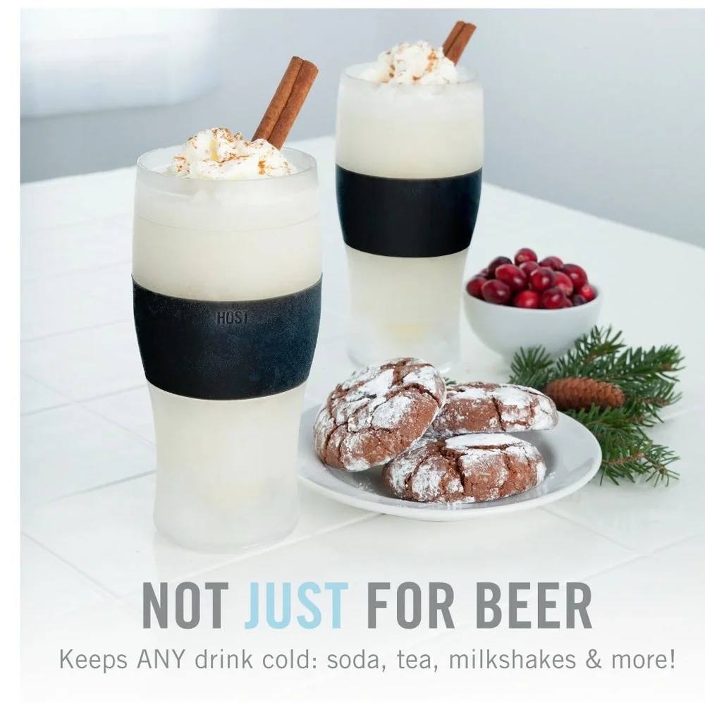 Freeze Cooling Cups For Drinks/Beer— Set of 2, Host - Picture 16 of 17